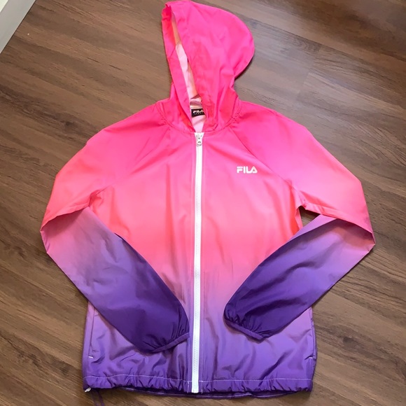 Fila Jackets & Blazers - 💜💞 FILA Neon Ombré light weight jacket
